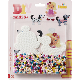 Hama perles  repasser midi "Petit chien/poupe", en blister