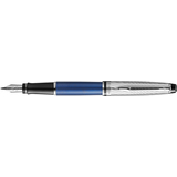 WATERMAN stylo plume expert Deluxe, mtal - bleu C.T.