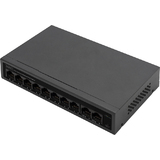 DIGITUS commutateur 8+2 ports FE PoE, 10/100 Mbps