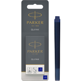 PARKER cartouche d'encre longue QUINK, en blister, bleu