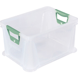 keeeper Bote de rangement "luis", 20 litres, transparent