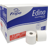 Fripa papier toilette Edina, 3 couches, extra blanc