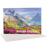 sigel Glckwunschkarten-Set "Mountain landscapes by seasons"