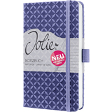 sigel carnet de notes Jolie Flair, simili cuir, A6, violet