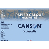 CANSON papier calque millimtr, A4, 70 g/m2