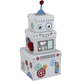 Clairefontaine set de botes cadeau "Robot", 3 pices