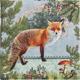 PAPSTAR serviette  motif "Fox Portrait", 330 x 330 mm