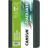 CANSON carnet  croquis GRADUATE DRAWING, 102 x 152 mm, noir