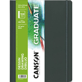 CANSON carnet  croquis GRADUATE DRAWING, 216 x 279 mm, noir