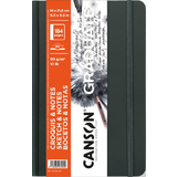 CANSON carnet  croquis GRADUATE sketch & NOTES, gris fonc