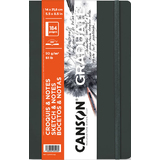 CANSON carnet  croquis GRADUATE sketch & NOTES, gris fonc