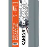 CANSON carnet  croquis GRADUATE sketch & NOTES, gris clair