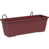 tera kit de jardinire "Birka", support inclus, rouge fonc