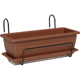 tera kit de jardinire "Nara", support inclus, terracotta