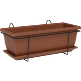 tera kit de jardinire xxl "Tora", support inclus,terracotta