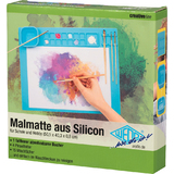 WEDO tapis de peinture en silicone, bleu clair