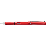 LAMY stylo  plume safari red, taille de plume: M