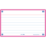 Oxford fiches "Flash 2.0", 75 x 125 mm, lign, fuchsia