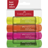 FABER-CASTELL surligneur TEXTLINER 1546, tui en carton de 4