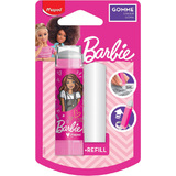 Maped gomme en plastique Barbie + rechange, blister