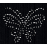 KLEIBER application strass "Papillon", 55 x 60 mm