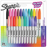 Sharpie marqueur permanent fine "Glam Pop", blister de 24