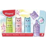 Maped surligneur Mini PASTEL, blister de 4