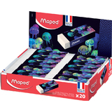 Maped gomme en plastique DEEPSEA PARADISE, prsentoir de 20