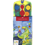 FABER-CASTELL Bote de peinture connector Dino, 12 couleurs