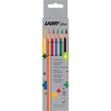 LAMY crayon de couleur triangulaire plus, tui carton de 6