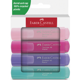 FABER-CASTELL surligneur TEXTLINER 46 PASTEL, tui de 4