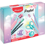 Maped coffret d'criture Pastel, 14 pices