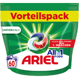 ARIEL lessive en capsules All-in-1 Universal+, 60 lavages