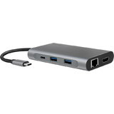 LogiLink docking station usb 3.2 (gn.1), USB-C, 8 ports