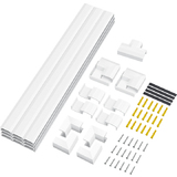 LogiLink kit de goulottes pour installation murale, blanc