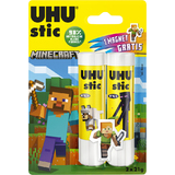 UHU Bton de colle stic MINECRAFT, 2x 21 g, blister