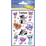 ZDesign kids Tatouage enfants "chats", color