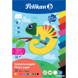 Pelikan bloc de papier de couleur, A3, 10 feuilles, assorti