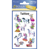 ZDesign kids Tatouages "elfes, licornes", color