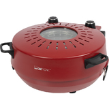 CLATRONIC four  pizza PM3787, 1.200 watts, rouge