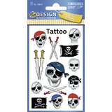 ZDesign kids Tatouages "ttes de mort", color