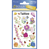 ZDesign kids Tatouages "fleurs", color