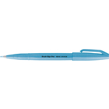 PentelArts stylo feutre brush Sign pen SES15, bleu fluo