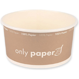 NATURE star Bol  salade Only Paper, rond, 1,0 litre, marron