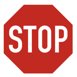 EXACOMPTA plaque de signalisation "STOP"