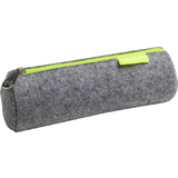 EXACOMPTA trousse ronde, feutrine, gris / jaune fluo