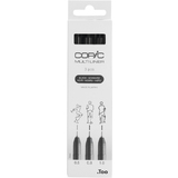 COPIC feutre fin MULTILINER, set de 3, noir