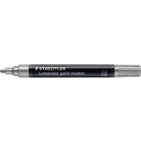 STAEDTLER marqueur acrylique paint marker Lumocolor, argent