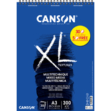 CANSON bloc de dessin XL mixed MEDIA textured Promo, A3