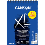 CANSON bloc de dessin XL mixed MEDIA textured Promo, A5